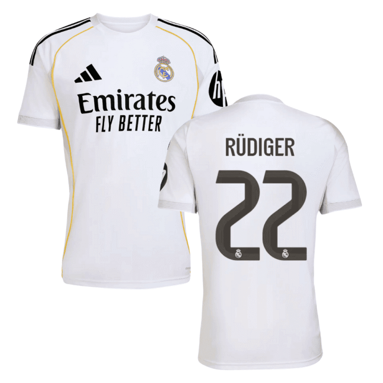 Real Madrid Antonio Rüdiger 22 Home Trikot 2025-2026
