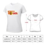 FC Union Berlin Damen Kurzarm Rundhals T-Shirt Casual Sommer Tops