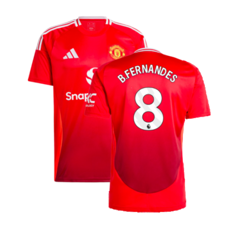Manchester United Bruno Fernandes 8 Home Trikot 2024-2025