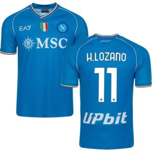 SSC Neapel Hirving Lozano 11 Home Trikot 2023-2024
