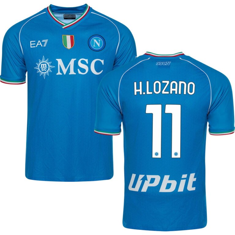 SSC Neapel Hirving Lozano 11 Home Trikot 2023-2024