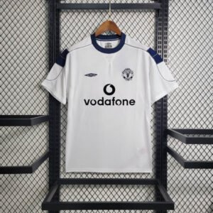 Manchester United Retro Away Trikot 1999-2000 - Weiß