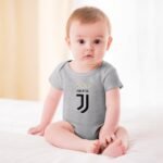 Juventus FC Baby Bodysuit Strampler Schlafanzug Mit Kurzen Ärmeln
