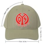 Unisex Mainz 05 Baseball Cap Verstellbar Reine Farbe Baseballkappe Mütze
