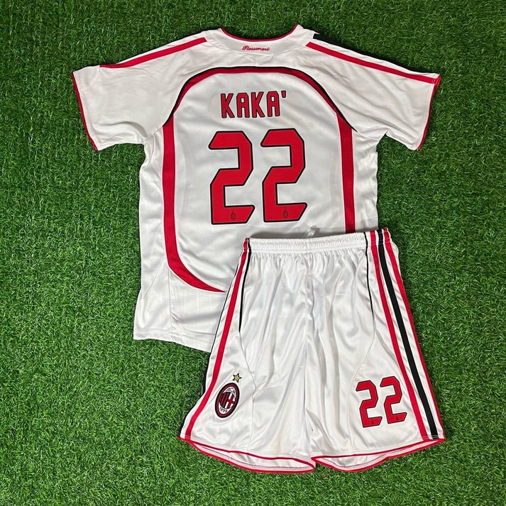 AC Mailand Kaka 22 Retro Auswärtstrikot Kinder 2006-2007