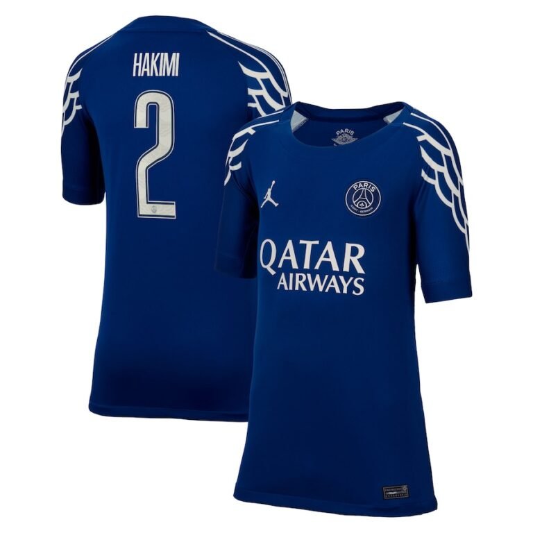 Paris Saint-Germain Achraf Hakimi 2 Fourth Trikot 2024-2025