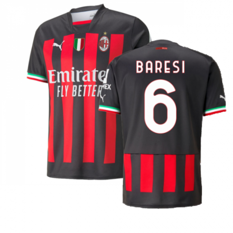 AC Mailand Franco Baresi 6 Home Trikot 2022-2023