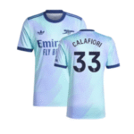 Arsenal Riccardo Calafiori 33 Third Trikot 2024-2025