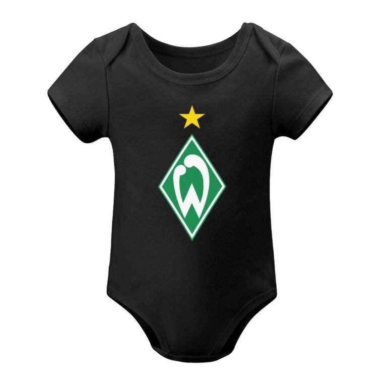 Werder Bremen Baby Bodysuit Strampler Schlafanzug Mit Kurzen Ärmeln