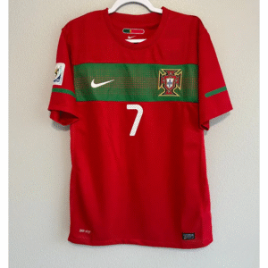 Portugal Cristiano Ronaldo 7 Retro Home Trikot WM 2010