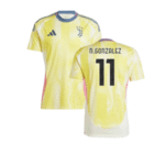 Juventus Nicolás González 11 Away Trikot 2024-2025