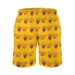 AS Rom Herren Badehose Schnelltrocknende Strandshorts Mit Tasche Kordelzug Shorts