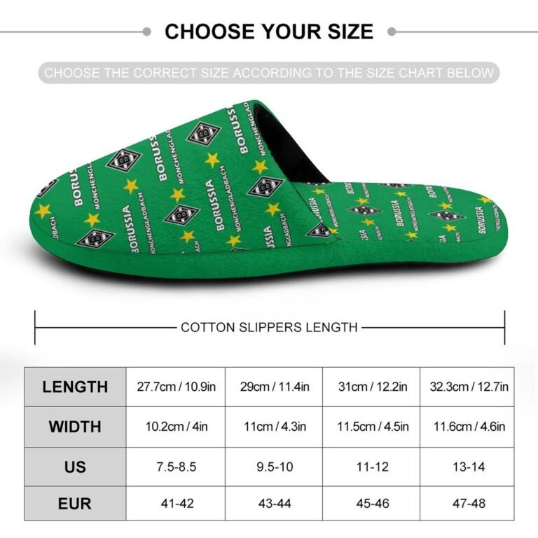 Borussia Mönchengladbach Hauspantoffeln Aus Baumwolle