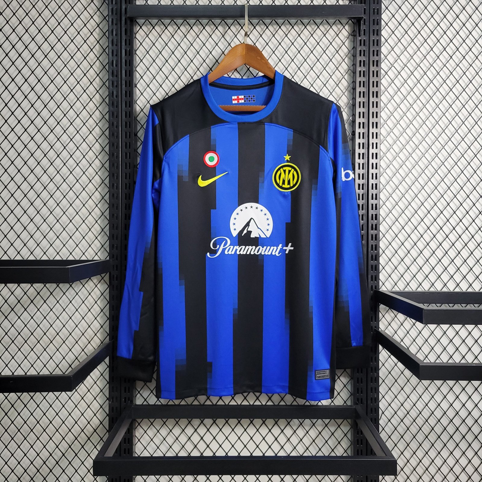 Inter Mailand Langarm Home Trikot 2023-2024 Inter Mailand Langarm Home Trikot 2023-2024