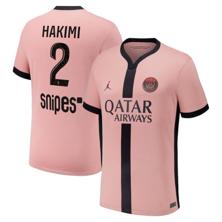 Paris Saint-Germain Achraf Hakimi 2 Third Trikot 2024-2025