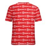 Mainz 05 Unisex 3D Vollständig Druck Kurzarm T-Shirts Beiläufige Tee Tops