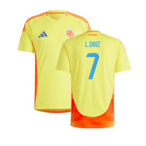 Kolumbien Luis Díaz 7 Home Trikot 2024-2025