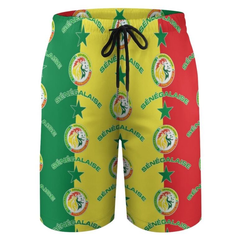 Senegal Kinder Badehose,Strandshorts Sommer Jogginghose,Strandhosen