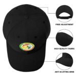 Senegal Baseball Cap Verstellbar Reine Farbe Baseballkappe Mütze