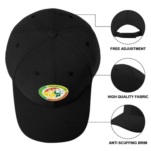 Senegal Baseball Cap Verstellbar Reine Farbe Baseballkappe Mütze