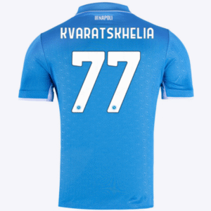 SSC Neapel Khvicha Kvaratskhelia 77 Home Trikot 2024-2025