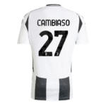 Juventus Andrea Cambiaso 27 Home Trikot 2024-2025