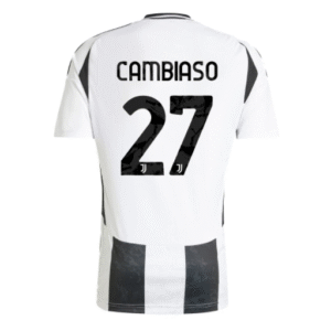 Juventus Andrea Cambiaso 27 Home Trikot 2024-2025