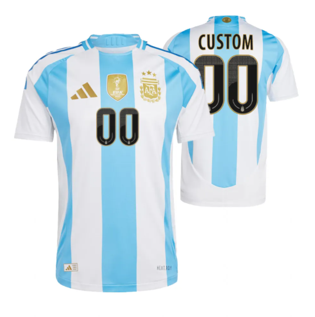 Argentinien Home Trikot 2024-2025 ( Aufdruck Dein Name )