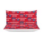 FC Heidenheim Bettwäscheset 3 Stück Kinder Erwachsene Steppdeckenbezug Steppdeckenbezug Multi Size Laken Set