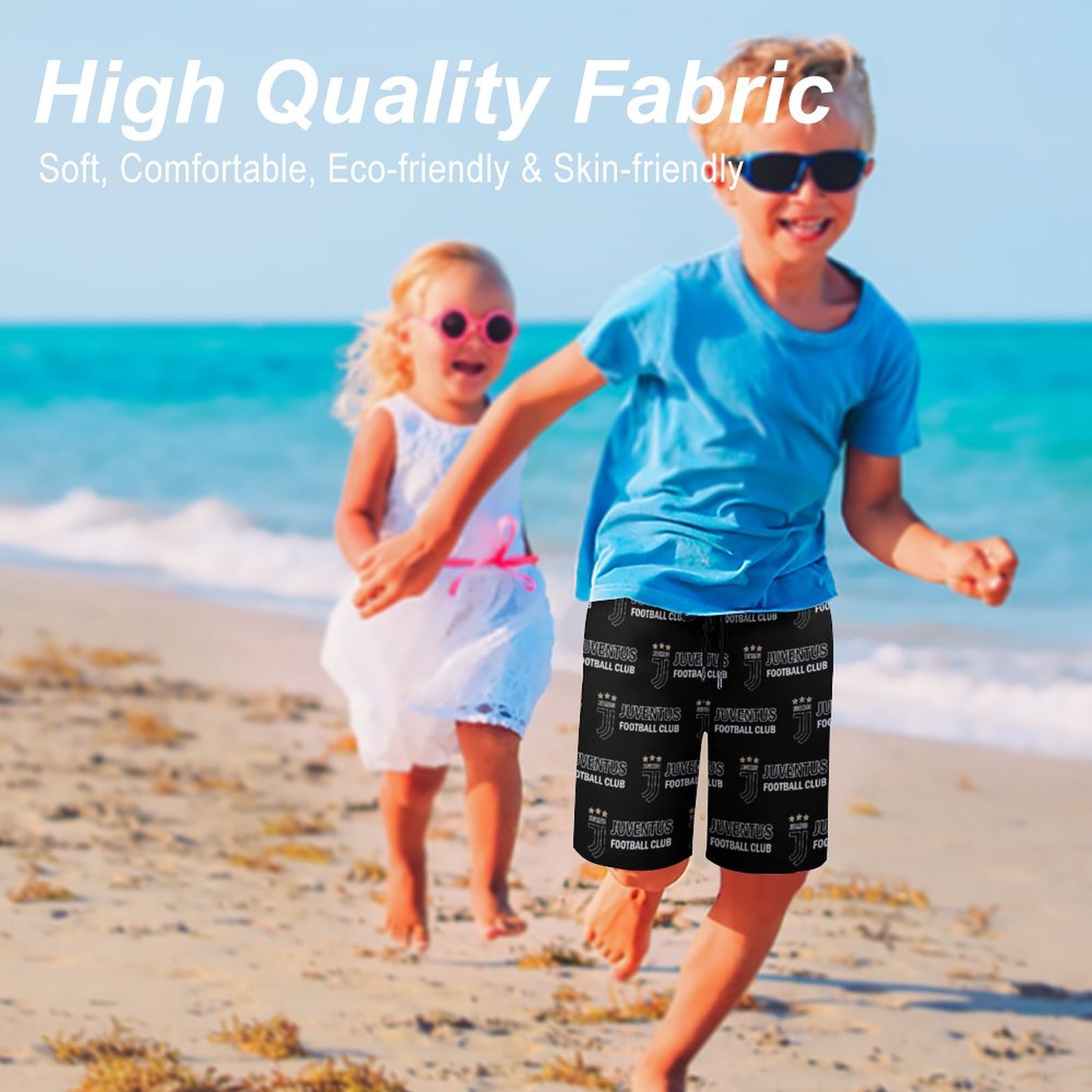 Juventus FC Kinder Badehose,Strandshorts Sommer Jogginghose,Strandhosen Juventus FC Kinder Badehose,Strandshorts Sommer Jogginghose,Strandhosen