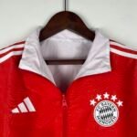 FC Bayern München Beidseitig Verwendbar Anthem Jacke 2023-2024 - Rot Weiß