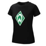 Werder Bremen Damen Kurzarm Rundhals T-Shirt Casual Sommer Tops