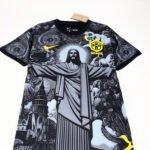 Brasilien Jesus Christus der Erlöser Sonderausgabe Trikot 2024-2025 - Schwarz