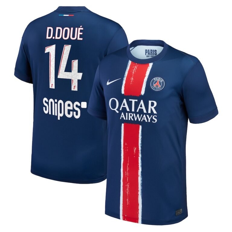 Paris Saint-Germain Désiré Doué 14 Home Trikot 2024-2025