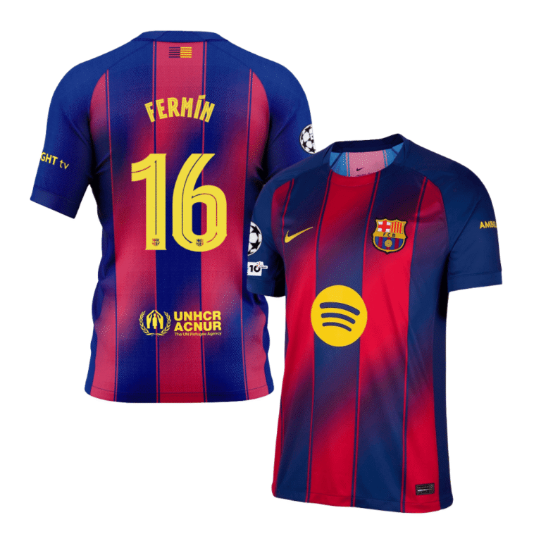 FC Barcelona Fermín López 16 Home Trikot 2025-2026