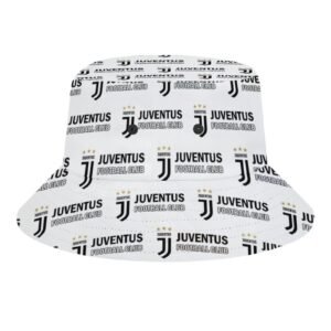 Juventus FC Karomuster Sommer Sonnenhut Reversible Bucket Hat
