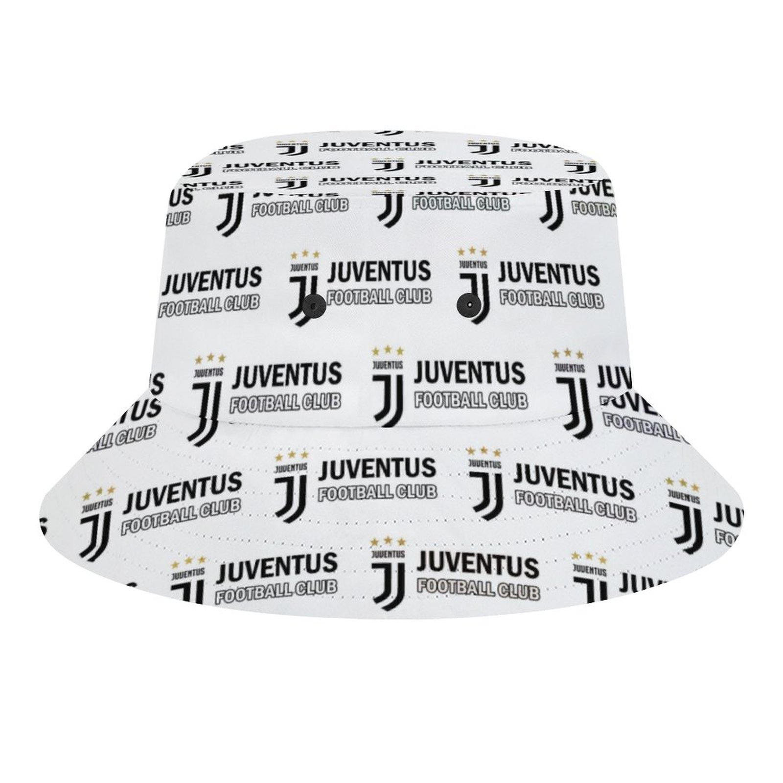 Juventus FC Karomuster Sommer Sonnenhut Reversible Bucket Hat Juventus FC Karomuster Sommer Sonnenhut Reversible Bucket Hat