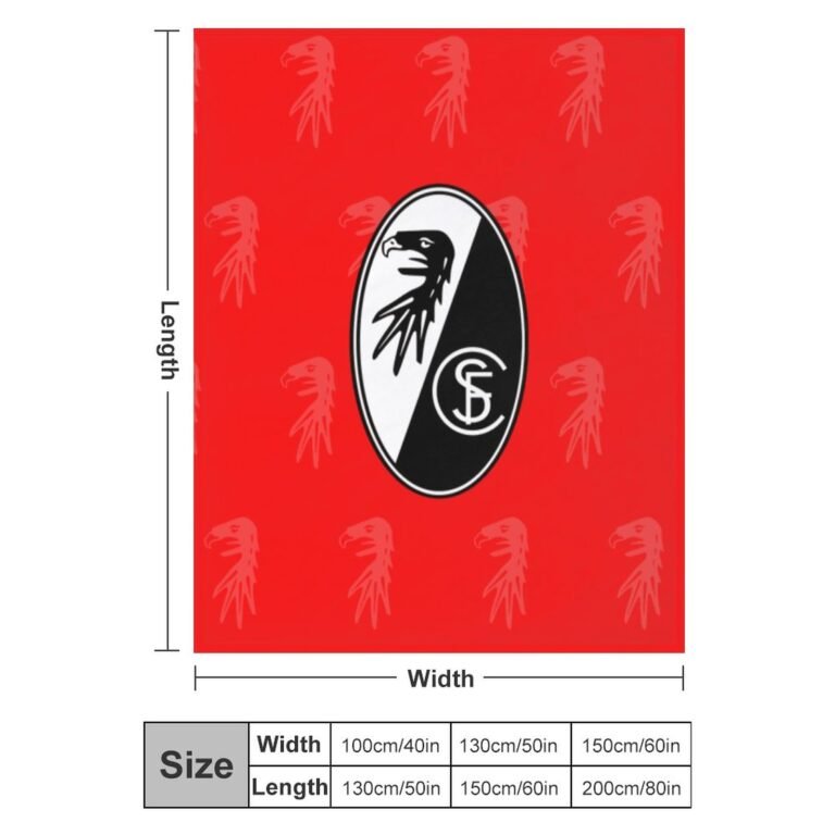 SC Freiburg Decken, Superweiche Decken, Verschiedene Größen Von Decken