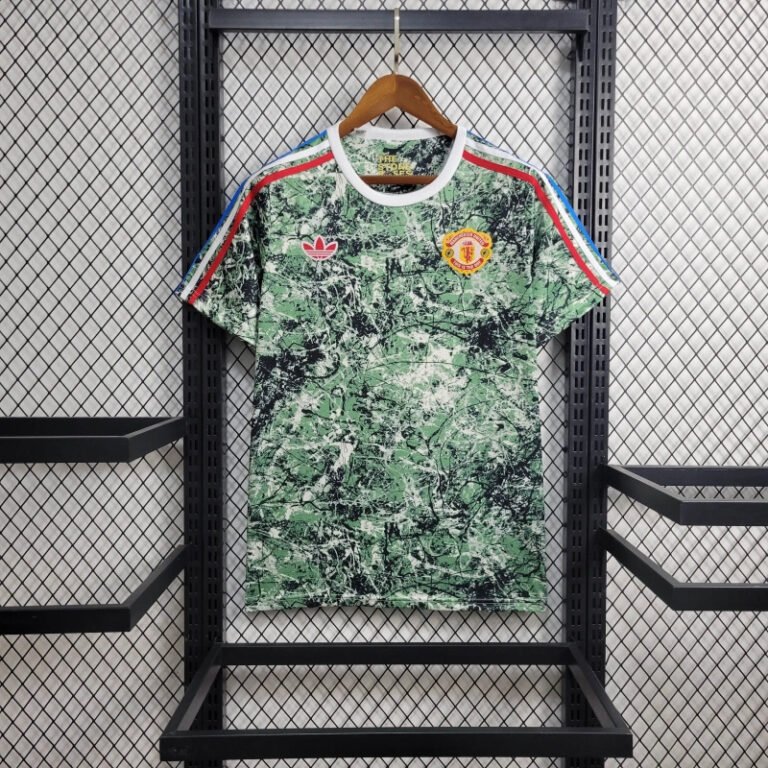Manchester United x Stone Roses Sondertrikot 2023-2024 - Grün