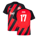Eintracht Frankfurt Sebastian Rode 17 Home Trikot 2023-2024 - Rot