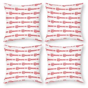 Mainz 05 Dekorative 4er Set Kissenbezüge Kissenhülle Sofakissen Bezug