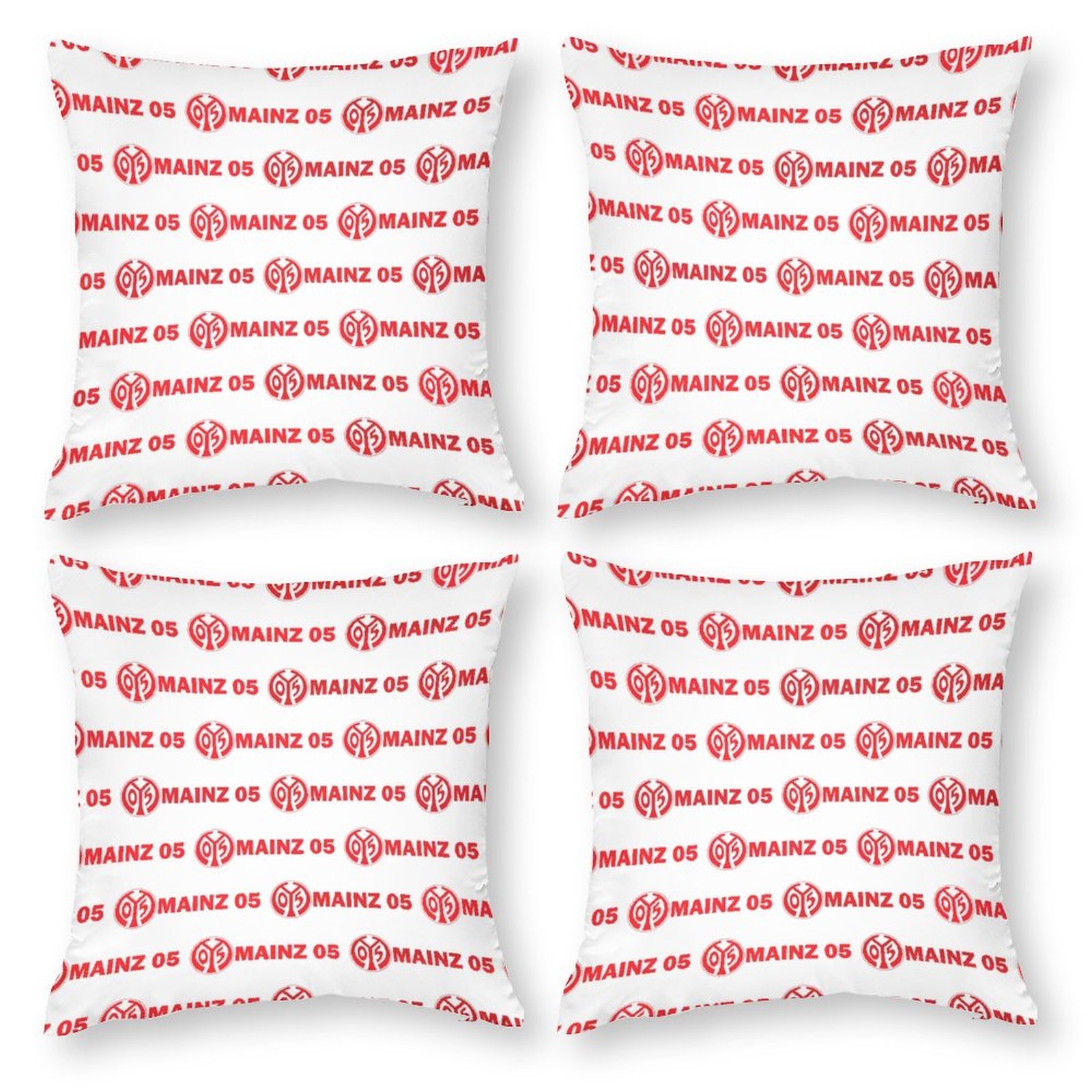 Mainz 05 Dekorative 4er Set Kissenbezüge Kissenhülle Sofakissen Bezug Mainz 05 Dekorative 4er Set Kissenbezüge Kissenhülle Sofakissen Bezug