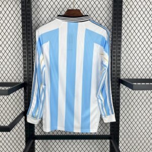 Argentinien Langarm Home Retro Trikot WM 1998