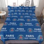 Paris Saint-Germain Bettwäscheset 3 Stück Kinder Erwachsene Steppdeckenbezug Steppdeckenbezug Multi Size Laken Set