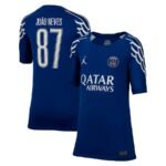 Paris Saint-Germain João Neves 87 Fourth Trikot 2024-2025