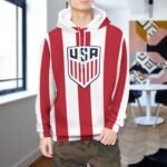 Vereinigten Staaten Kapuzenpulli Mit Fleece Für Männer Und Frauen