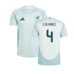 Mexico Edson Alvarez 4 Away Trikot 2024-2025