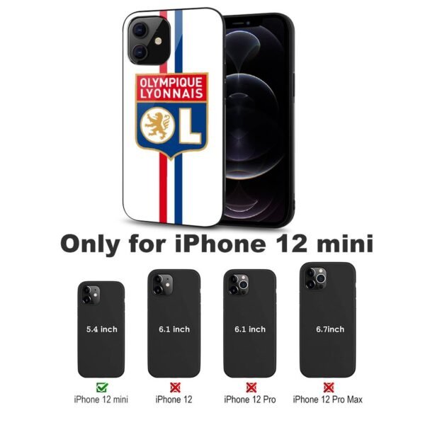 Olympique Lyonnais Stoßfest Glaskasten Handyhüllen & Cover Für IPhone 12