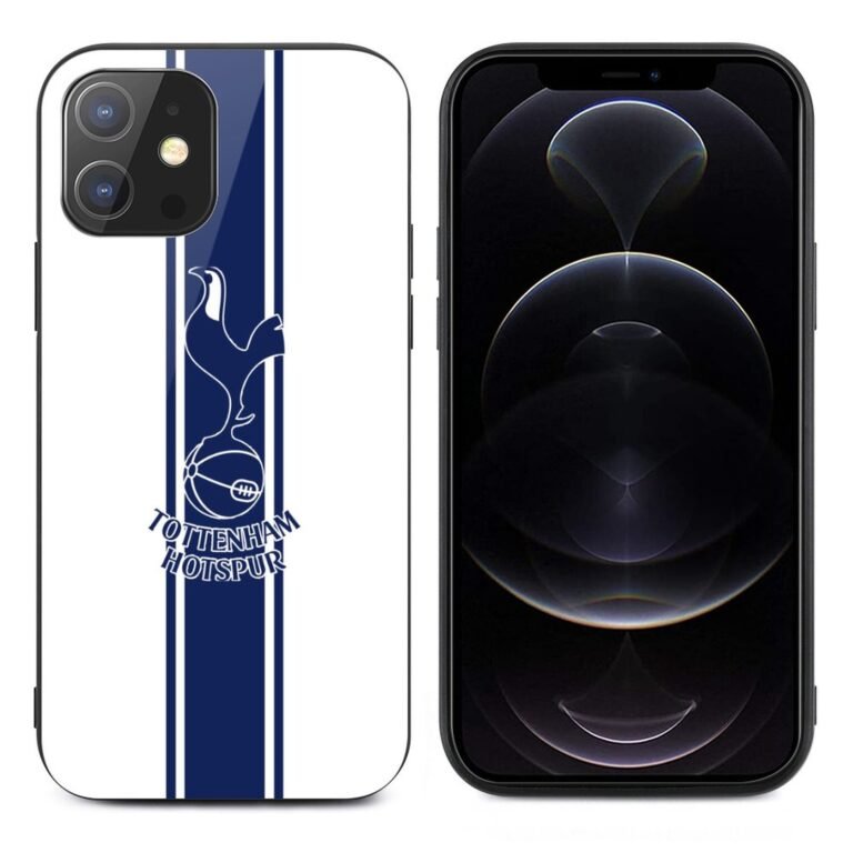 Tottenham Hotspur Stoßfest Glaskasten Handyhüllen & Cover Für IPhone 12