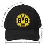 Unisex Borussia Dortmund Baseball Cap Verstellbar Reine Farbe Baseballkappe Mütze